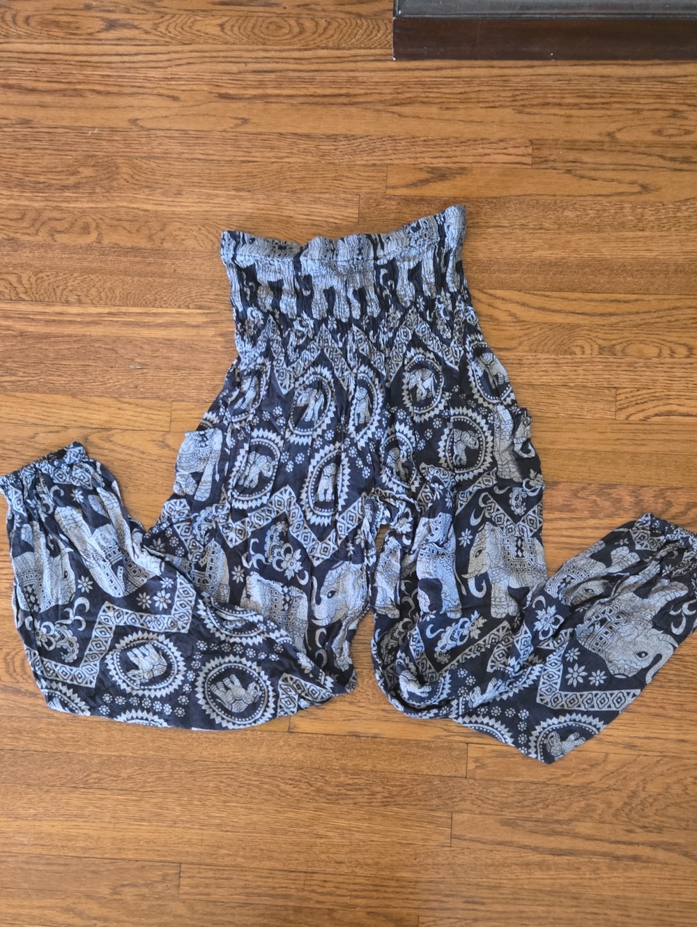 Harem Pants In Thai Elephant Print